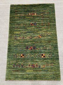 Loribaft Tappeto persiano 80 x 120 Verde (Iran) Annodato A Mano