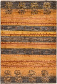 Loribaft Tappeto 150x100 Giallo (Iran) Annodato A Mano