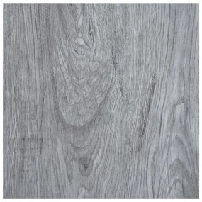 Listoni Per Pavimenti Autoadesivi 5,11 M² İn Pvc Grigio Chiaro /