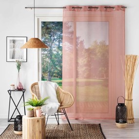 Tenda in voile rosa 140x280 cm Sandra - douceur d'intérieur