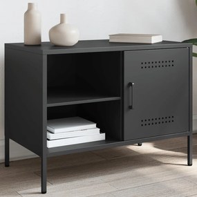 Mobile Tv Nero 68x39x50,5 Cm İn Acciaio /