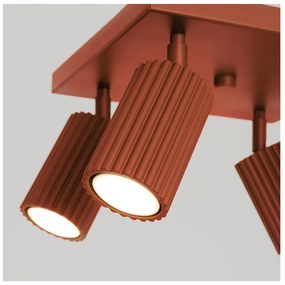 Faretto color mattone 25x25 cm Gleam – Sollux