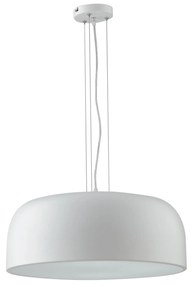 Lampadario Sospensione Led Bistrot Moderno Colore Bianco 4 x E 27 max  60W