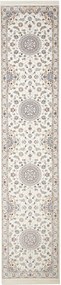 Nain Tappeto persiano 90x410 Beige (Iran) Annodato A Mano