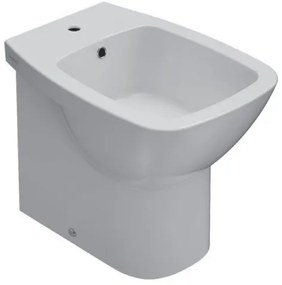 Globo Daily Da010 Bidet filo parete a pavimento in ceramica Bianco Lucido