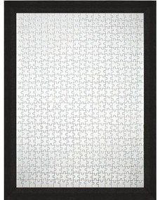 Cornice per puzzle nero lucido per foto da 100x140 cm
