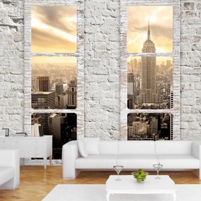 Fotomurale adesivo  New York: view from the window  Larghezza x Altezza Home decor 147x105