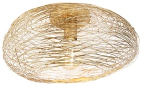 Lampada da soffitto intelligente ovale oro con WiFi G95 - Sarella