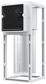 Applique Bianca E27 con Sensore di Movimento IP54 - Serie VIMO