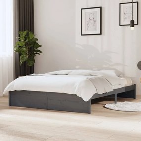 Giroletto Grigio İn Legno Massello 140x200 Cm /