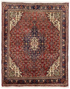 Sarouk Tappeto 80x70 (Iran) Annodato A Mano