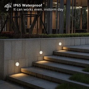 Brilagi - Lampada da incasso a LED per esterni STAIRDOT LED/2W/230V bianca IP65 rotonda