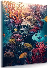 Stampa su tela – Sub surrealista
