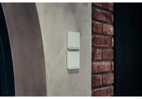 Immax NEO 07507C - SET 3x Interruttore 2-bottoni SMART 3xCR2430 Zigbee 3.0 Tuya