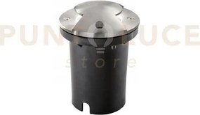 Faro carrabile a incasso hummer acciaio 1 luce attacco gu10 2 fasci...