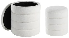 Eglo 424125 - SET 2x Sgabello AMPAHAKA diametro 33,5/40 cm bianco