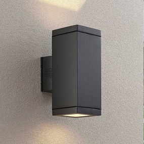 Applique da esterni Stani Lucande, dimmerabile, Alluminio / Grigio / Zincato, Alluminio, Moderno, Applique da esterni