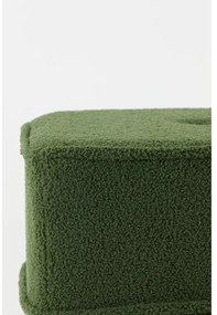 Pouf verde oliva 40x40 cm Kiki - Light &amp; Living