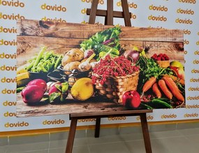 Stampa su tela – Frutta e verdura fresca