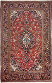 Kashan Tappeto 310 x 200 Rosso (Iran) Annodato A Mano