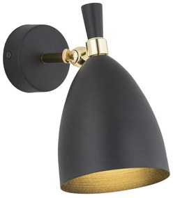 Argon 4701 - Applique CHARLOTTE 1xE27/15W/230V nero/oro