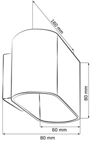 Applique ELISSA 1xG9/10W/230V bianco