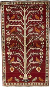 Gabbeh Tappeto 210x120 Rosso (Iran) Annodato A Mano