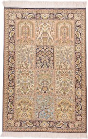 Cashmere Silk Tappeto orientale 120 x 80 (Indian) Annodato A Mano