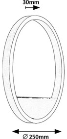 Rabalux 71312 - Applique a LED THRAC LED/15W/230V cromo opaco