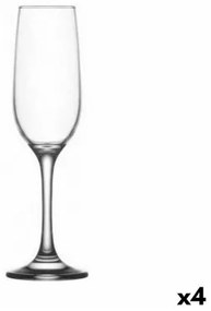 Set di Bicchieri LAV Fame high Champagne 215 ml 6 Pezzi (4 Unità)