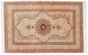Ghom Tappeto persiano 130x200 Beige (Iran) Annodato A Mano