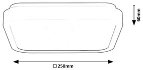 Rabalux 71260 - Plafoniera LED da bagno SAMIRA LED/18W/230V IP44 bianco