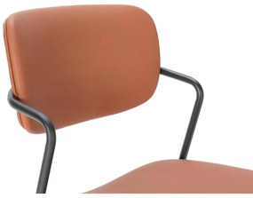 Set di sgabelli da bar color mattone in set da 2 (altezza seduta 68 cm) Maika - Marckeric