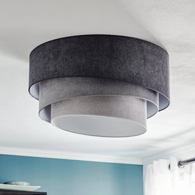 Duolla Plafoniera Pastell Trio Ø 60 cm in 3 tonalità di grigio