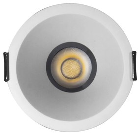 Faro LED da Incasso 15W Foro Ø75mm IP65 CCT UGR19 con driver Philips Colore Bianco Variabile CCT
