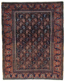 Afshar Tappeto persiano 150x190 Blu (Iran) Annodato A Mano