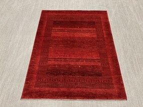 Loribaft Tappeto 190x150 Rosso (Iran) Annodato A Mano