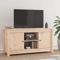 Mobile Porta TV 103x36,5x52 cm in Legno Massello di Pino cod mxl 27295