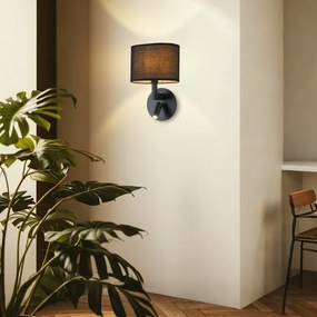 Brilagi - Lampada da parete LED DAYA 1xE14/40W/230V + LED/3W nera