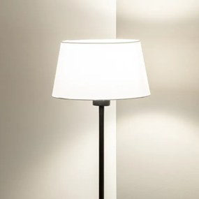 Brilagi - Lampada da terra LED CERIA 1xE27/40W/230V Ø 25 cm bianco/nero