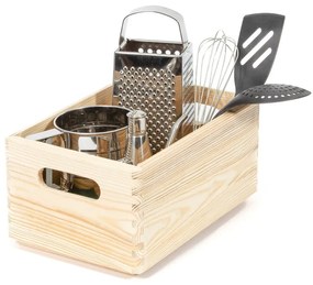 Scatola in legno di pino Custom, 30 x 20 x 14 cm - Compactor