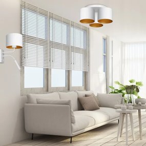 Lampada da parete ARDEN 1xE27/60W+1xG9/8W/230V bianco/oro