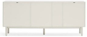 Cassettiera color crema 180x76x40 cm Corvo – Teulat