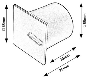 Rabalux 71172 - Illuminazione LED scale BOVEN LED/3W/230V bianco