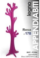 Appendiabiti albero da terra piantana rosa cm 50 x 42 x 170 h