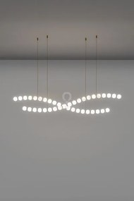 Lampada a sospensione perla, 40 sfere, led 120 watt, lumen 10200, 3...