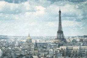 Carta da parati – Parigi invernale