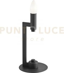 Lume karol grigio 1 luce attacco e14 15x15x37,5cm in metallo