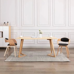 Sedie Da Pranzo 2 Pz İn Legno Piegato E Similpelle /