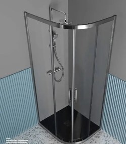 Box Doccia Semicircolare 6mm Scorrevole Anticalcare H200 FS40